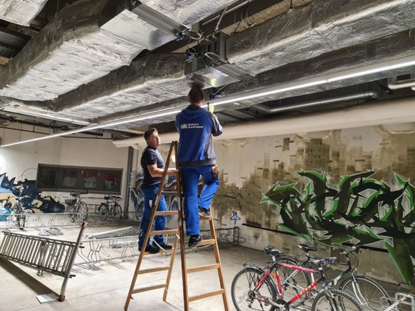 Unser Kunde, die Elektro-Kaufmann GmbH aus Landolfshausen, führte die Modernisierungen in der Göttinger Gesamtschule durch.